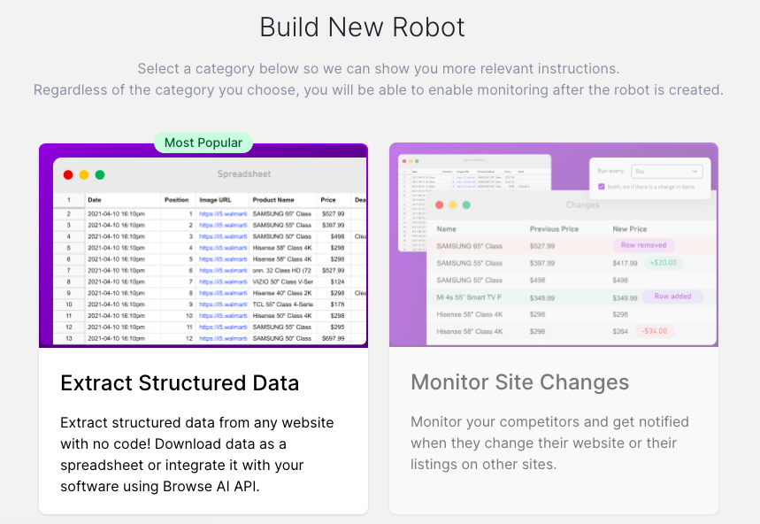 Screen shot of an image that says "Extract Structured Data" 